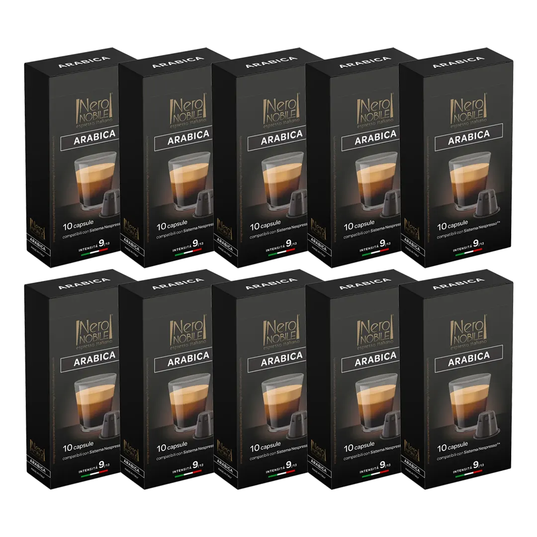 Nero Nobile Arabica Espresso Capsules - 10 Packs