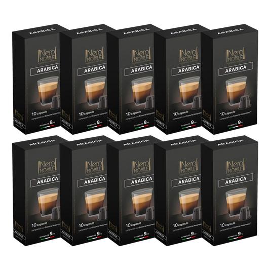 Nero Nobile Arabica Espresso Capsules - 10 Packs