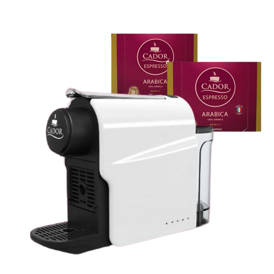 Prima Espresso Machine By Cador + FREE 24 Arabica Capsules