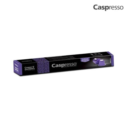 Casper & Gambini Caspresso Smooth Espresso Aluminum Capsules - 10Pcs